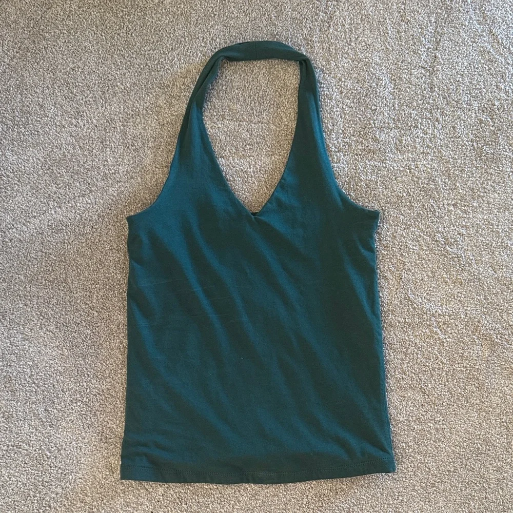 Dark Green Halter - Picture 1 of 2